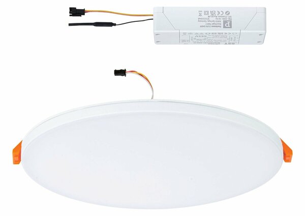 PAULMANN VariFit LED vestavné svítidlo Smart Home Zigbee Veluna Edge IP44 kruhové 200mm měnitelná bílá bílá stmívatelné