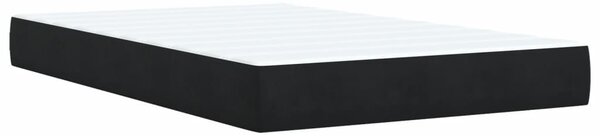 Box spring postel s matrací černá 120 x 190 cm samet 3290872