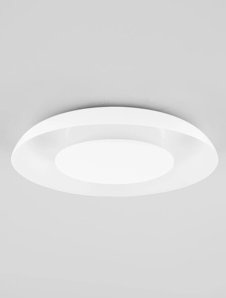 LED stmívatelné bílé designové stropní svítidlo Epos – Bílá