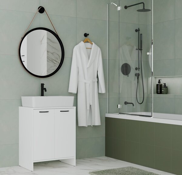 TP Living Skříňka pod umyvadlo s deskou Nina 60 cm bílá