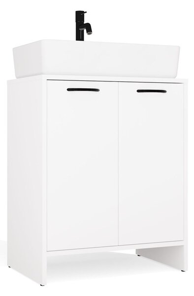 TP Living Skříňka pod umyvadlo s deskou Nina 60 cm bílá