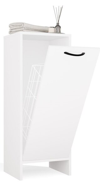 TP Living Spodní koupelnová skříňka s košem na prádlo Nina 35 cm bílá