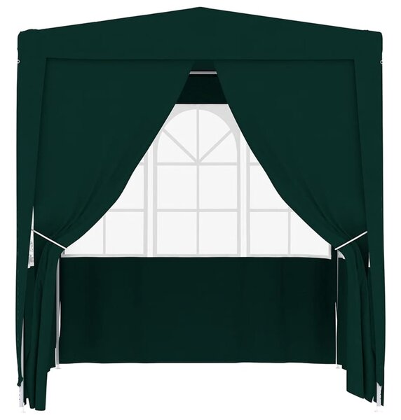 Profi party stan s bočnicemi 2,5 x 2,5 m zelený 90 g/m²
