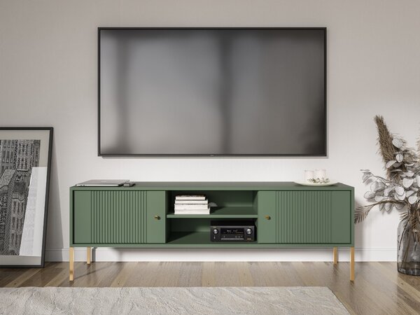 Vivaldi TV stolek Iseo II 154,5 cm zelený