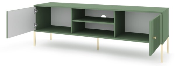Vivaldi TV stolek Iseo II 154,5 cm zelený