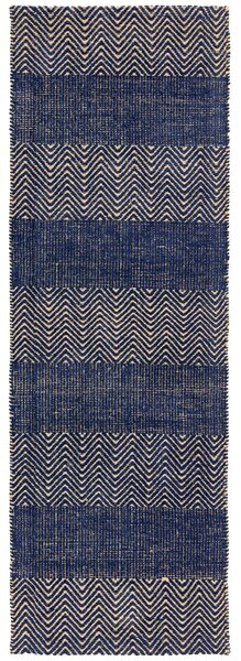 Tribeca Design Kusový koberec Rebel Navy Blue běhoun Rozměry: 66x200 cm