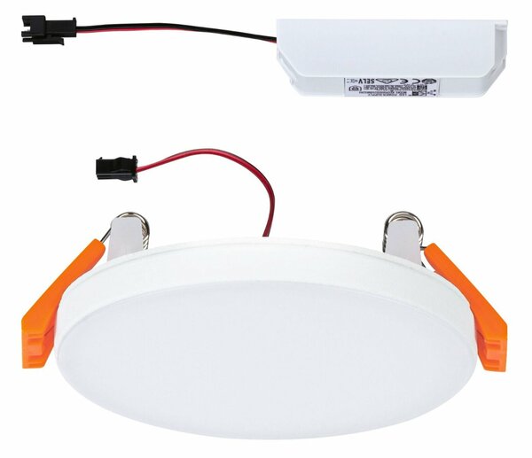 PAULMANN VariFit LED vestavné svítidlo Veluna Edge IP44 kruhové 90mm 3000K bílá