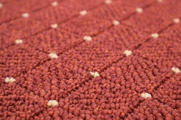 Condor Carpets, Běhoun na míru Udinese terra, šíře 50 cm, oranžová, chodba / předsíň