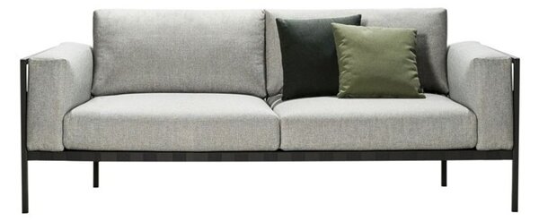 Tribu 2-místná pohovka Natal Sofa, Tribu, 189x81x60 cm, rám hliník barva dle vzorníku, sedáky látka kat.E, barva dle vzorníku