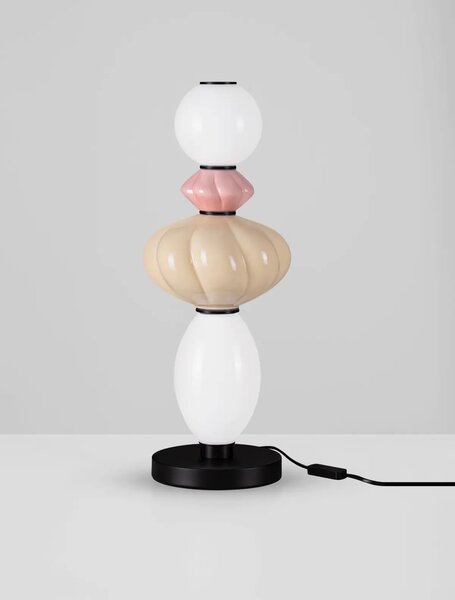 Minimalistický lustr Oneta E – Růžová
