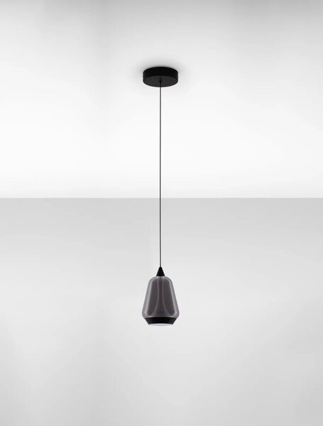 Minimalistický lustr Alish 1 Černá