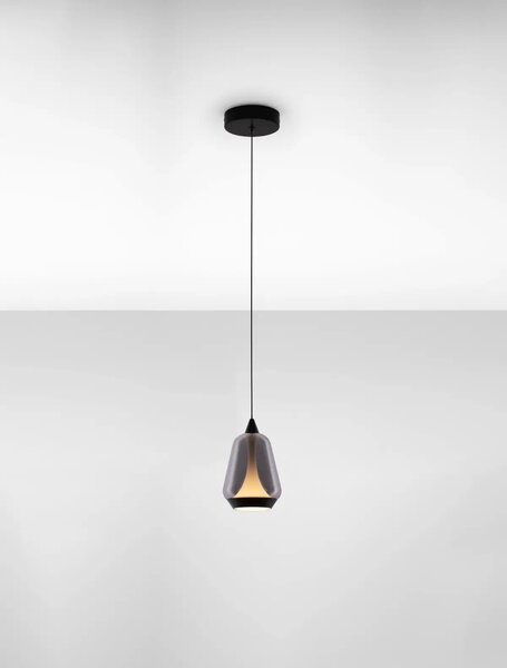 Minimalistický lustr Alish 1 Černá