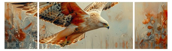 Obraz - Dravý pták (170x50 cm)