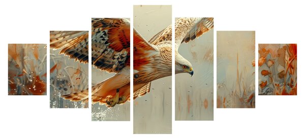 Obraz - Dravý pták (210x100 cm)
