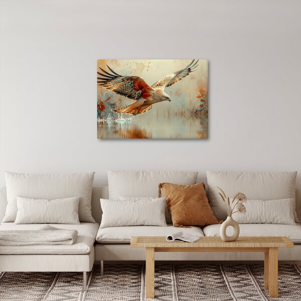 Obraz - Dravý pták (70x50 cm)