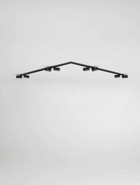 Minimalistické bodové svítidlo Oso 8 Černá