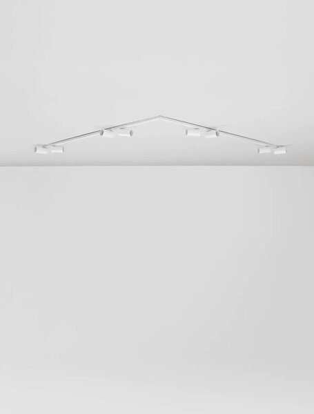 Minimalistické bodové svítidlo Oso 8 Bílá