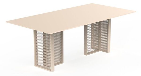 Vondom Jídelní stůl The Factory, Vondom, obdélníkový 200x120x74 cm, rám hliník barva dle vzorníku, deska HPL barva dle vzorníku