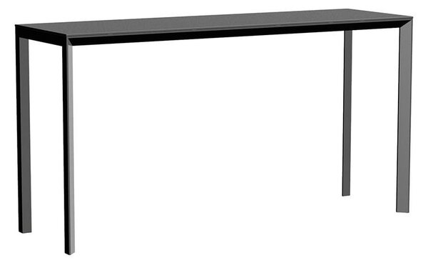 Vondom Barový stůl Frame, Vondom, obdélníkový 200x60x105 cm, rám hliník barva dle vzorníku, deska HPL s černým okrajem barva dle vzorníku