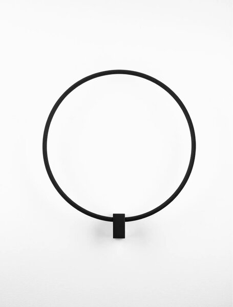 Minimalistcký LED nástěnné svítidlo Cercio černá