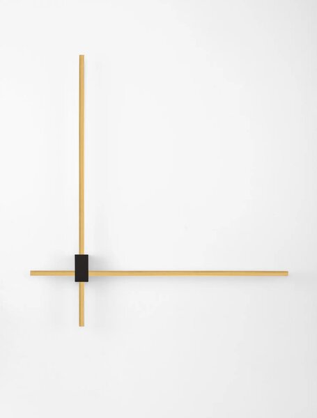 Minimalistcký LED nástěnné svítidlo Peak zlatá