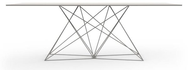 Vondom Jídelní stůl Faz, Vondom, obdélníkový 100x200x72 cm, rám ocel, deska HPL s černým okrajem barva dle vzorníku