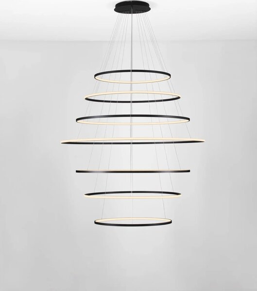 Moderní LED lustr Maelo černá 120