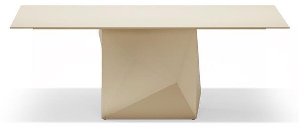 Vondom Jídelní stůl Faz, Vondom, 200x100x74 cm, matt polyethylen barva dle vzorníku, deska HPL barva dle vzorníku