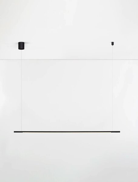 Minimalistcký LED lustr Brillia černá 150