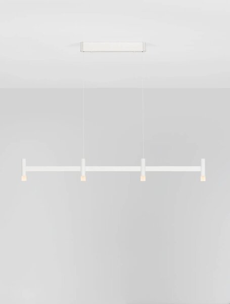 Moderní LED lustr Poetic 3000 K bílá 111