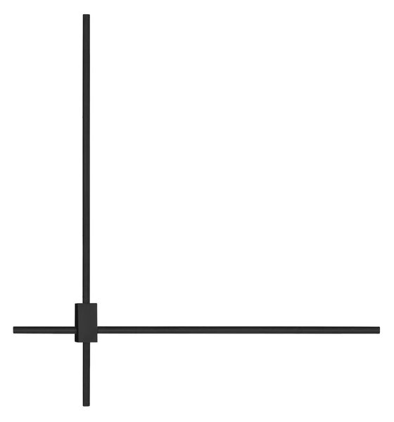 Minimalistcký LED nástěnné svítidlo Peak černá