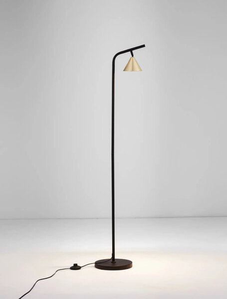 Designová stojací lampa Conico Gold