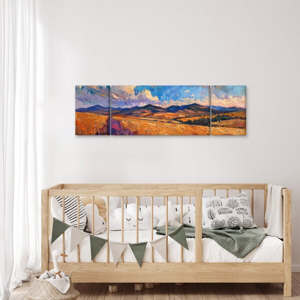 Obraz - Olejomalba krajiny (170x50 cm)