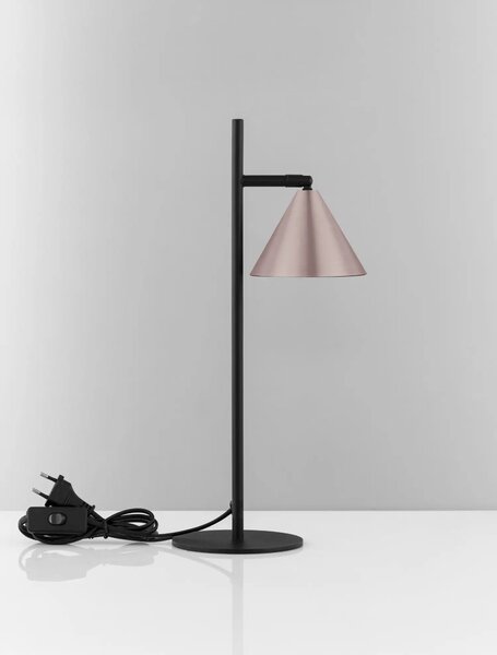 Designová stolní lampa Conico káva – Zlatá