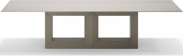 Vondom Jídelní stůl Vela, Vondom, obdélníkový 300x120x72 cm, matt polyethylen barva dle vzorníku, deska HPL s černým okrajem barva dle vzorníku