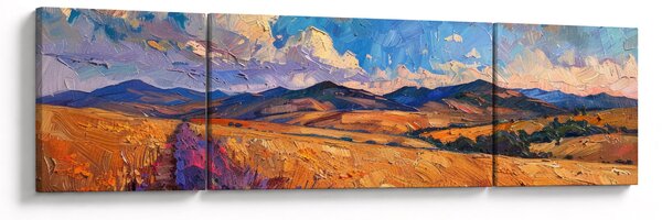 Obraz - Olejomalba krajiny (170x50 cm)
