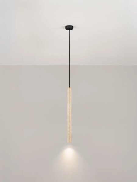 LED moderní lustr Hulo přírodní B