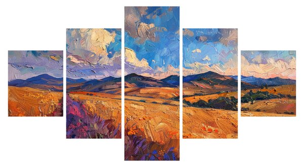 Obraz - Olejomalba krajiny (125x70 cm)