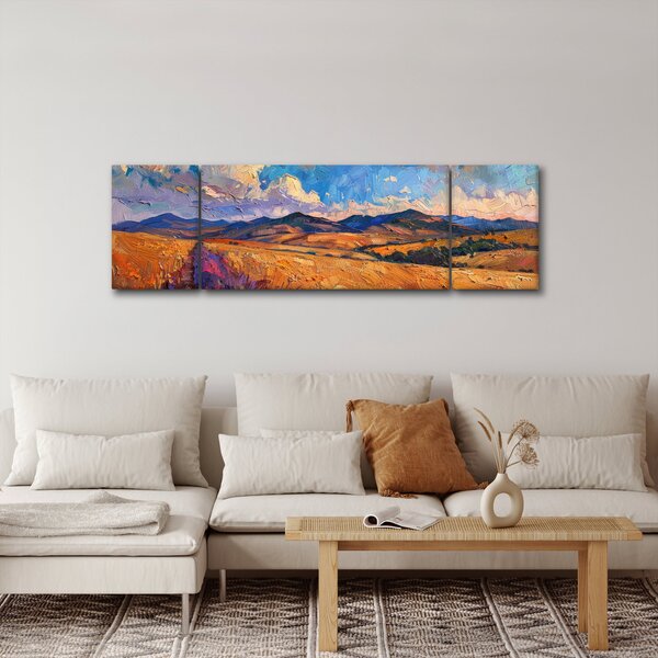 Obraz - Olejomalba krajiny (170x50 cm)