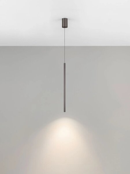 LED moderní lustr Brillia černá Perl