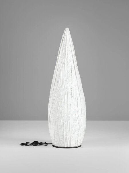 Designová stojací lampa Wabi bílá