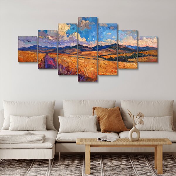 Obraz - Olejomalba krajiny (210x100 cm)