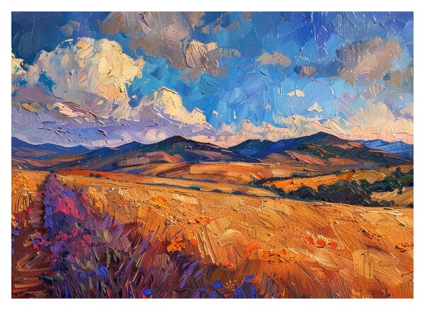 Obraz - Olejomalba krajiny (70x50 cm)