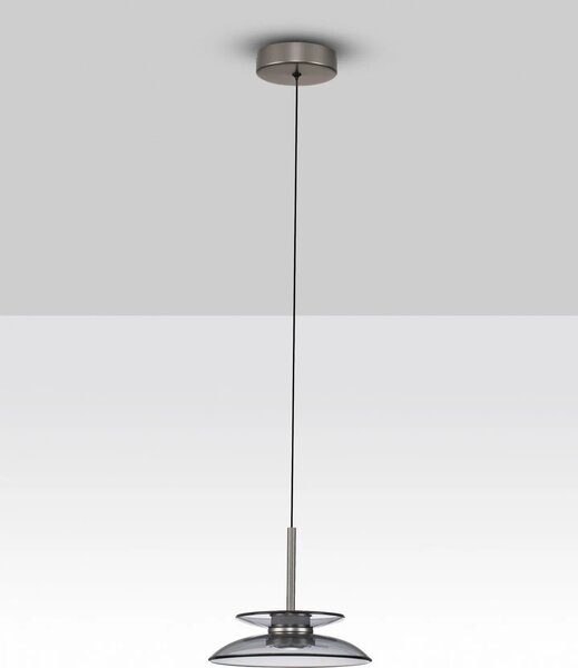LED moderní lustr Esti Dýmová