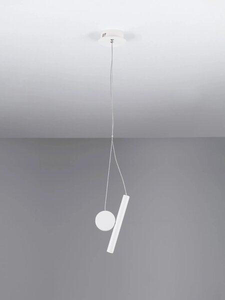 LED moderný luster Vero Biela – Bílá
