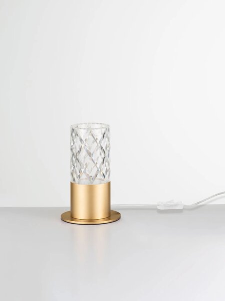 Moderní stolní lampa Phos zlatá