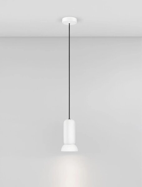 LED moderní lustr Parlo bílá