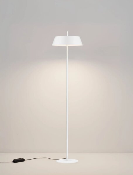 Moderná stojaca lampa Velio Biela – Bílá