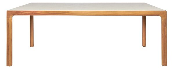 Tribu Teakový jídelní stůl Illum, Tribu, obdélníkový 212x100x76 cm, rám teak, deska keramika dekor sabbia