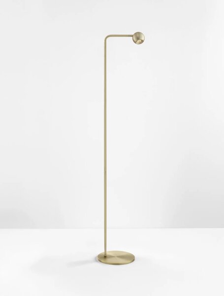 Designová stojací lampa Sfera zlatá